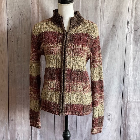 ✅HOST Pick✅ Dressbarn Zip Front Sweater, Large - Picture 2 of 7